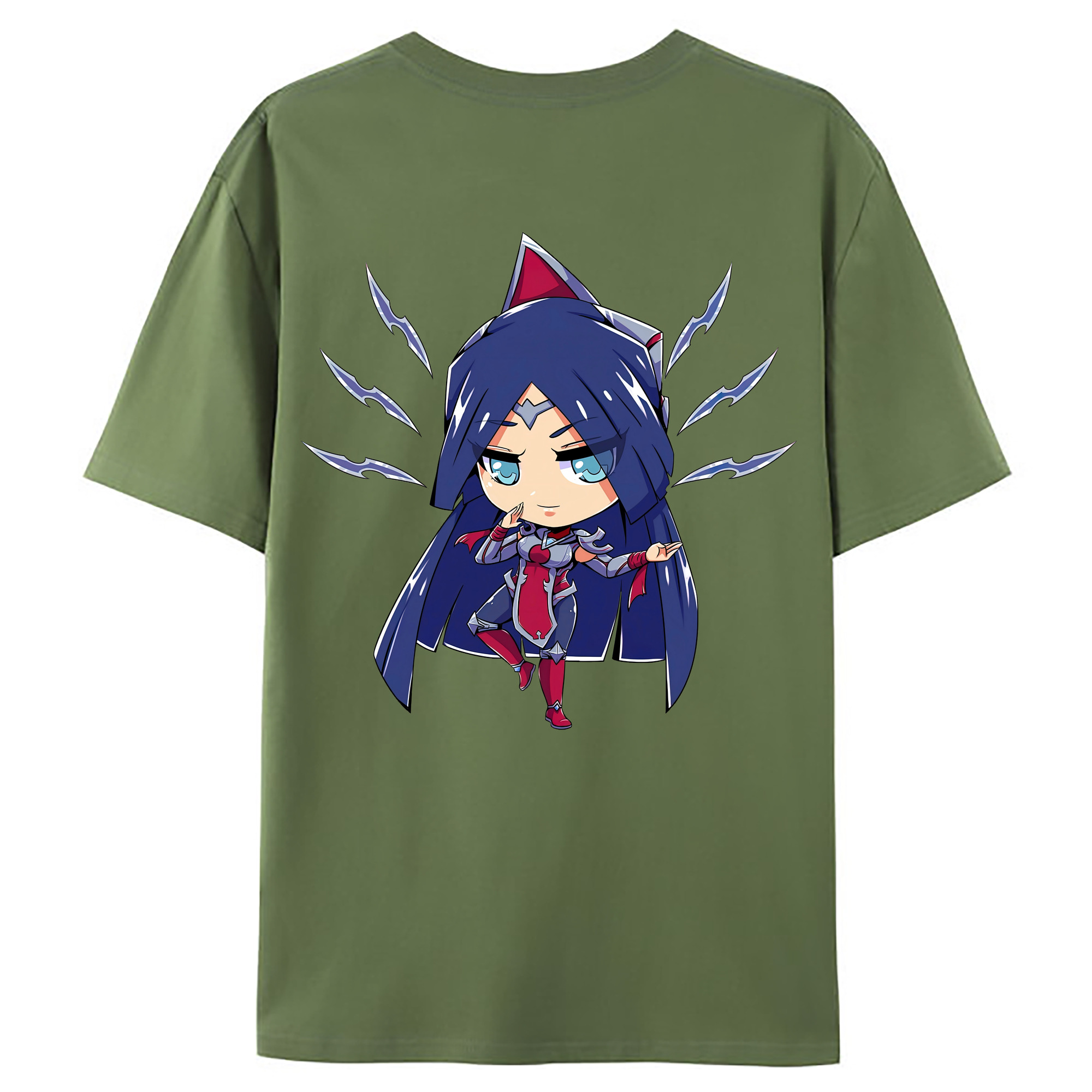 （画像用） リーグ・オブ・レジェンド League of Legends LOL 綿100％ メンズ半袖Tシャツ（バックプリント） 通気性